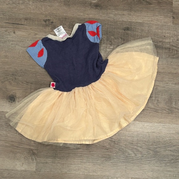 Disney Princess Snow White Baby Dress Size 12 Months Knit top Tutu bottom dress - Picture 2 of 3